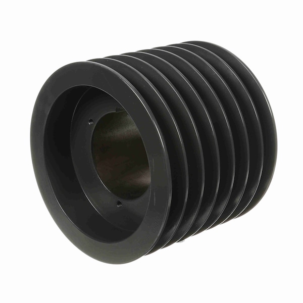 7 Groove Cast Iron Bushed Bore Multiple Sheave, 7C86R